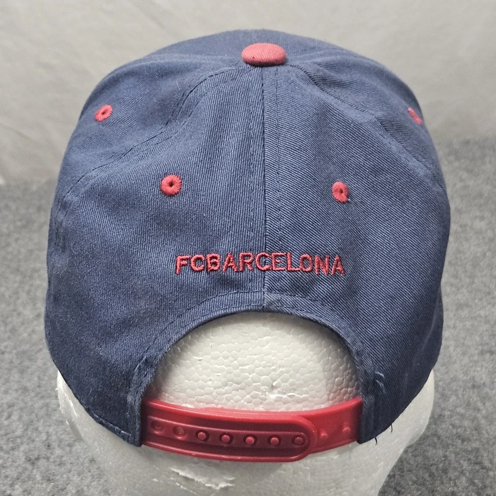 Lionel Messi FC Barcelona Hat Youth Navy Blue Bold‎ Soccer Fan Cap FCB Crest